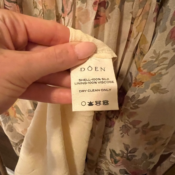 Dôen Doen NWT Tiarella floral dress small - Picture 9 of 14